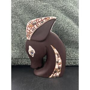 Relco Brown MCM Planter Japan Mid Century Modern Deer Head Vase